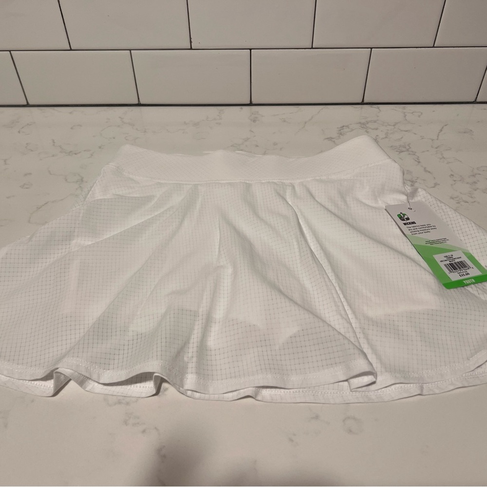 White Women's Prince Tennis Skirt - Picture 4 of 6